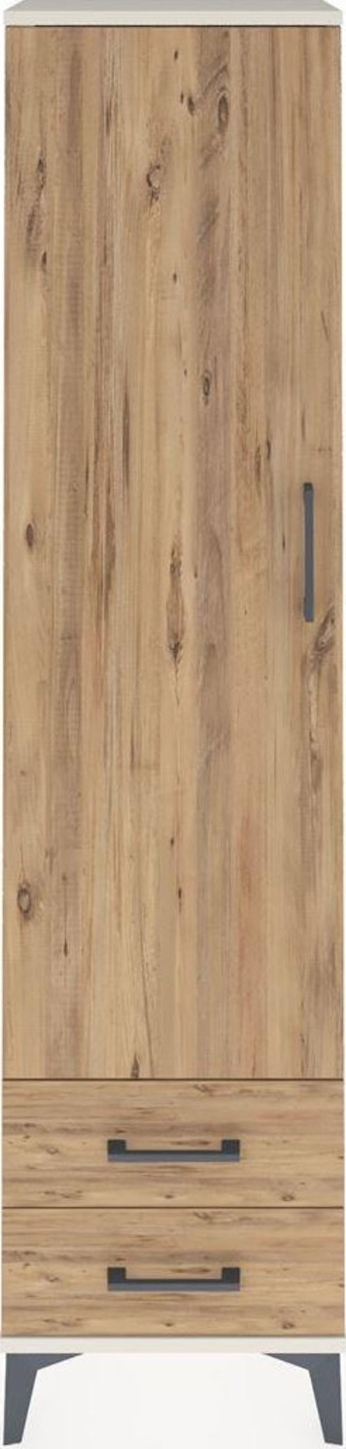Arges Dolap 1 Raflı 2 Çekmeceli 1 Askılı 44 x 30 x 182 cm Aytaşı - Çam