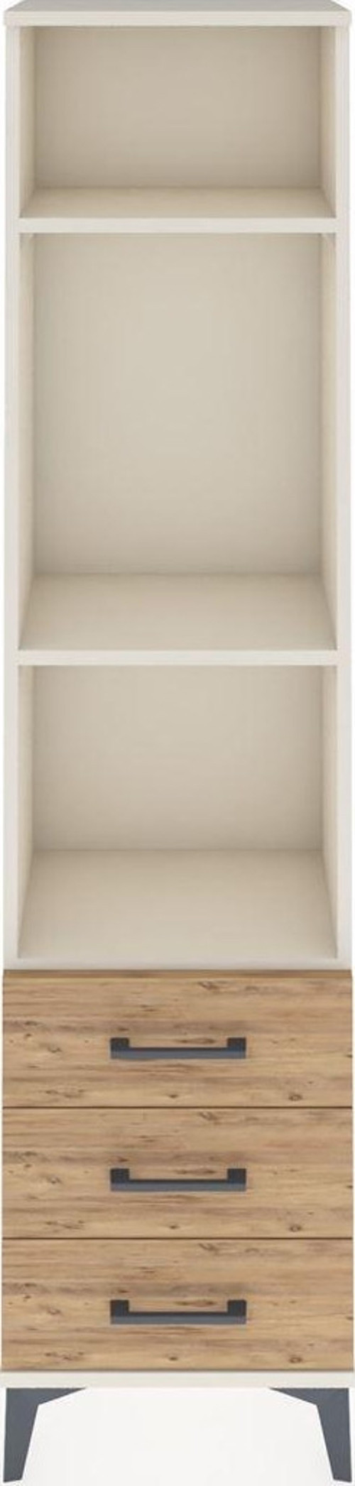 Arges Dolap 3 Raflı 3 Çekmeceli 44x30x182 Aytaşı-Çam
