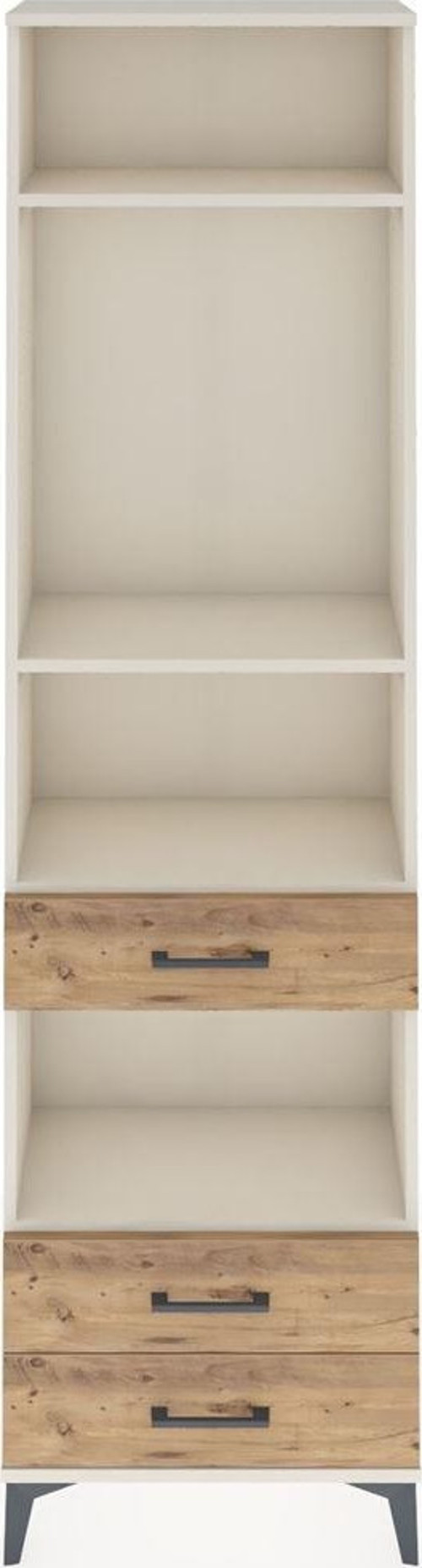 Arges Dolap 4 Raflı 3 Çekmeceli 60x30x221 Aytaşı-Çam