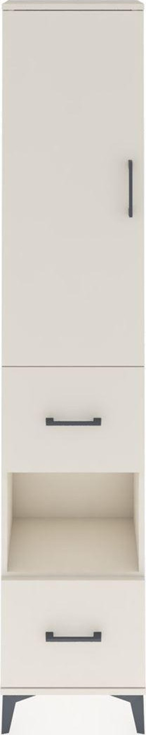 Arges Dolap 4 Raflı 2 Çekmeceli Tek Kapaklı 44x30x221 Aytaşı-Aytaşı