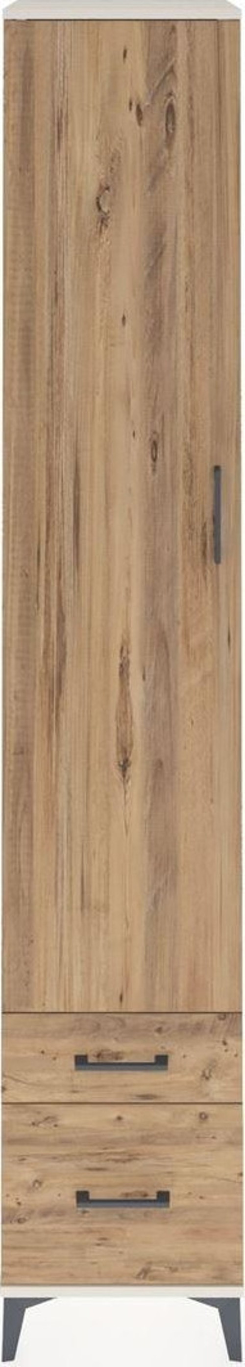 Hyperion Dolap 3 Raflı 2 Çekmeceli Tek Askılı 44x44x243 Aytaşı-Çam