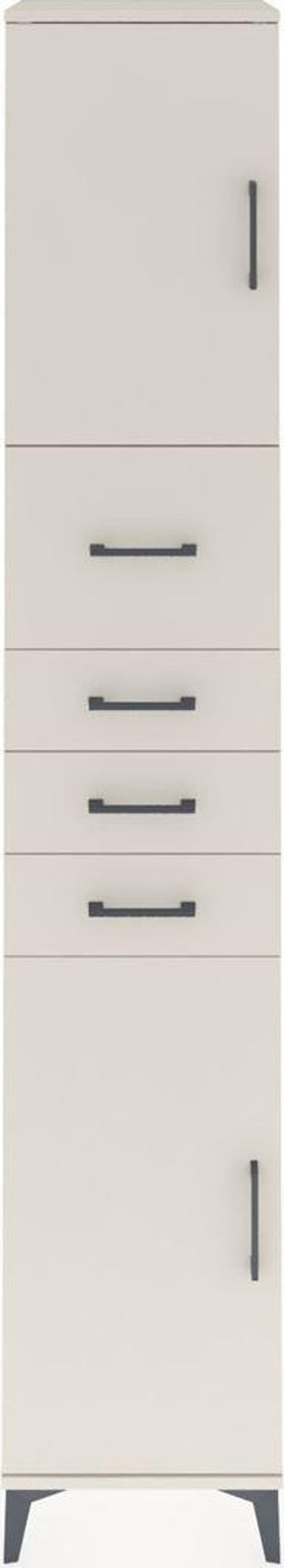 Hyperion Dolap 3 Raflı 4 Çekmeceli 2 Kapaklı 44 x 44 x 243 cm Aytaşı - Aytaşı