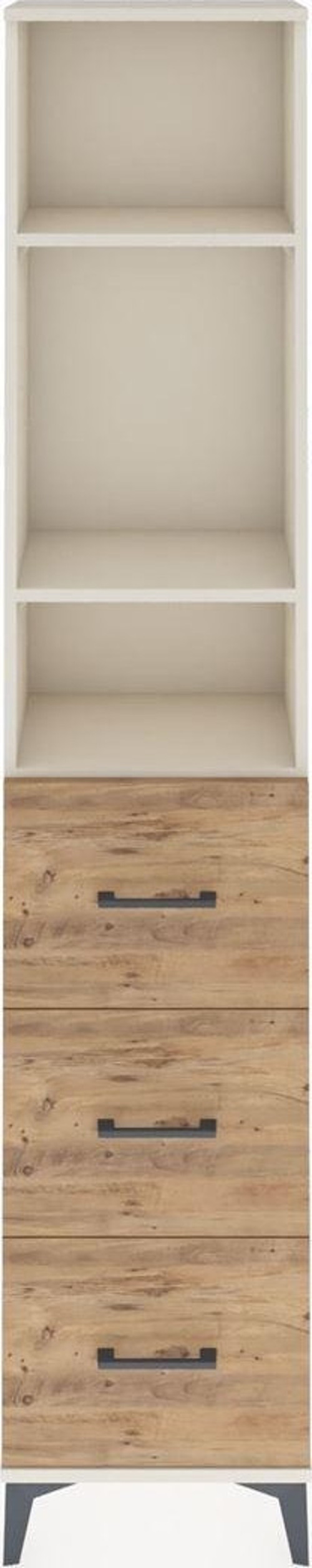 Arges Dolap 3 Raflı 3 Çekmeceli 44x30x221 Aytaşı-Çam