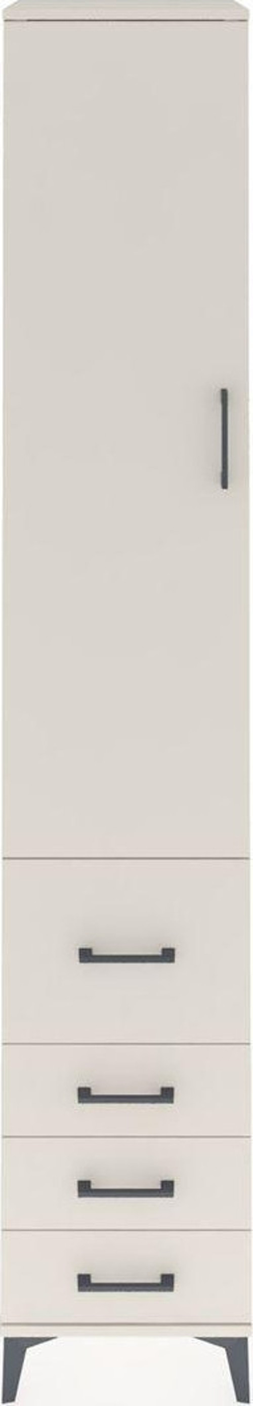 Hyperion Dolap 2 Raflı 4 Çekmeceli Tek Askılı 44x44x243 Aytaşı-Aytaşı