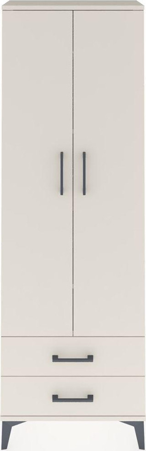 Arges Dolap 5 Raflı 2 Çekmeceli 2 Kapaklı 60 x 30 x 182 cm Aytaşı - Aytaşı