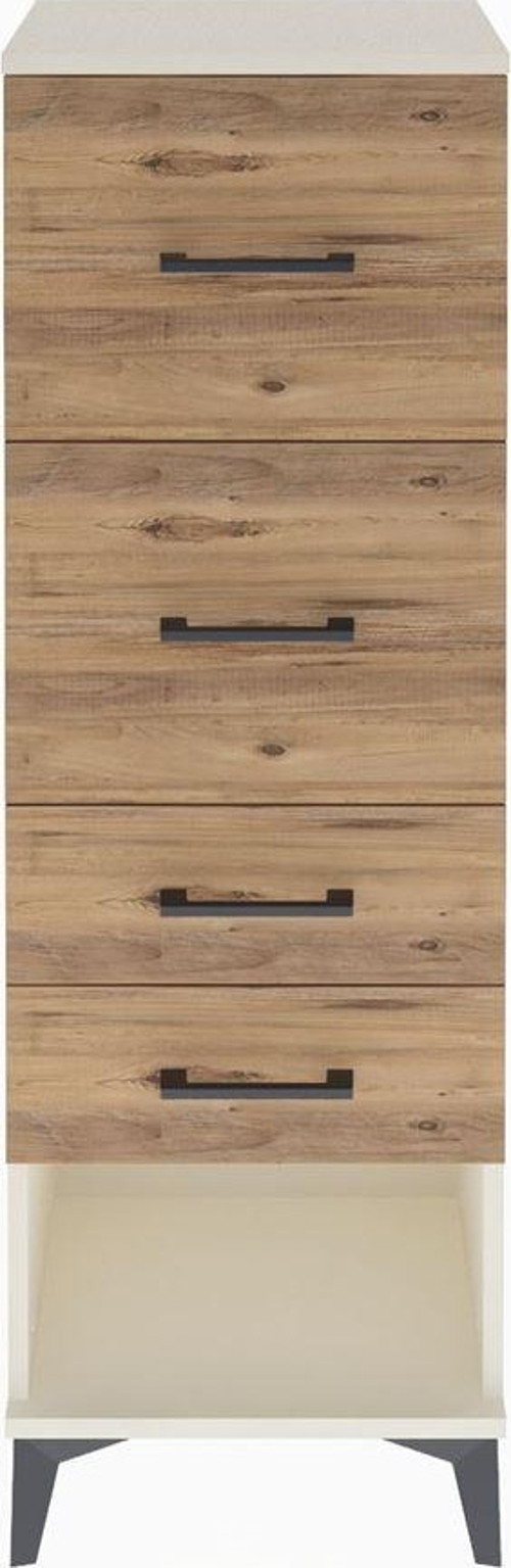 Arges Dolap 4 Çekmeceli 44 x 30 x 134 cm Aytaşı - Çam