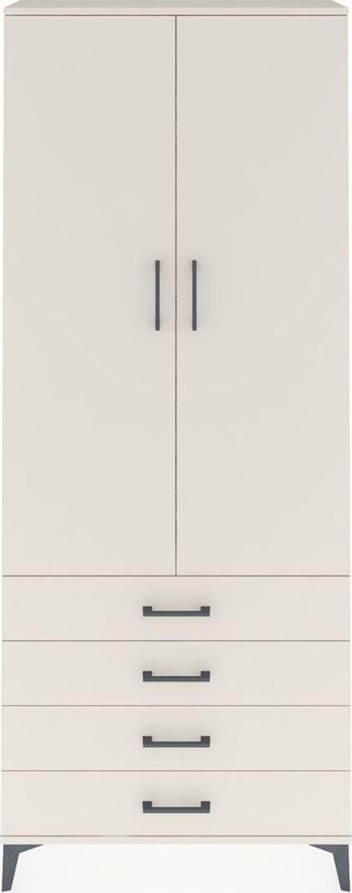 Arges Dolap 2 Raflı 4 Çekmeceli Tek Askılı 88x30x221 Aytaşı-Aytaşı