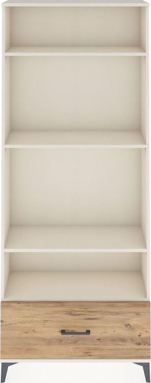 Arges Dolap 4 Raflı Tek Çekmeceli 88x30x221 Aytaşı-Çam