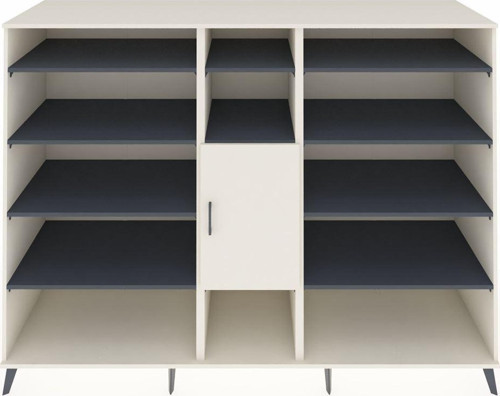 Kronos Dolap 12 Raflı 1 Kapaklı 220 x 59 x 163 cm Aytaşı - Aytaşı - Antrasit