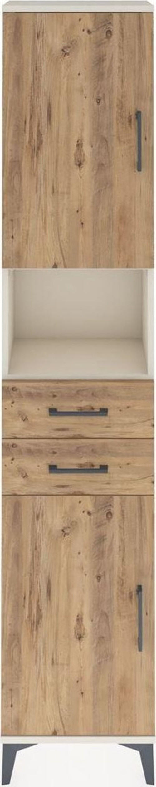 Arges Dolap 4 Raflı 2 Çekmeceli 2 Kapaklı 44x30x221 Aytaşı-Çam