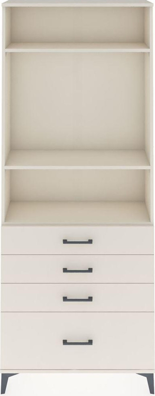 Arges Dolap 3 Raflı 4 Çekmeceli 88x30x221 Aytaşı-Aytaşı