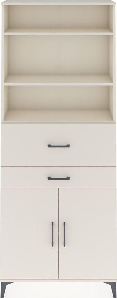 Arges Dolap 4 Raflı 2 Çekmeceli 2 Kapaklı 88x30x221 Aytaşı-Aytaşı