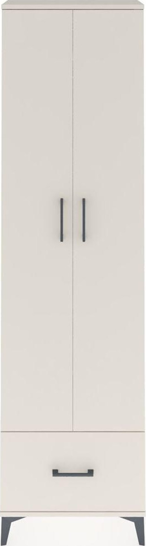 Arges Dolap 3 Raflı Tek Çekmeceli Tek Askılı 60x30x221 Aytaşı-Aytaşı