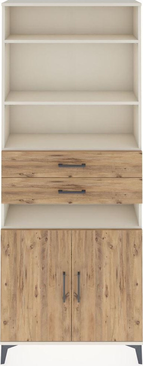 Arges Dolap 5 Raflı 2 Çekmeceli 2 Kapaklı 88x30x221 Aytaşı-Çam