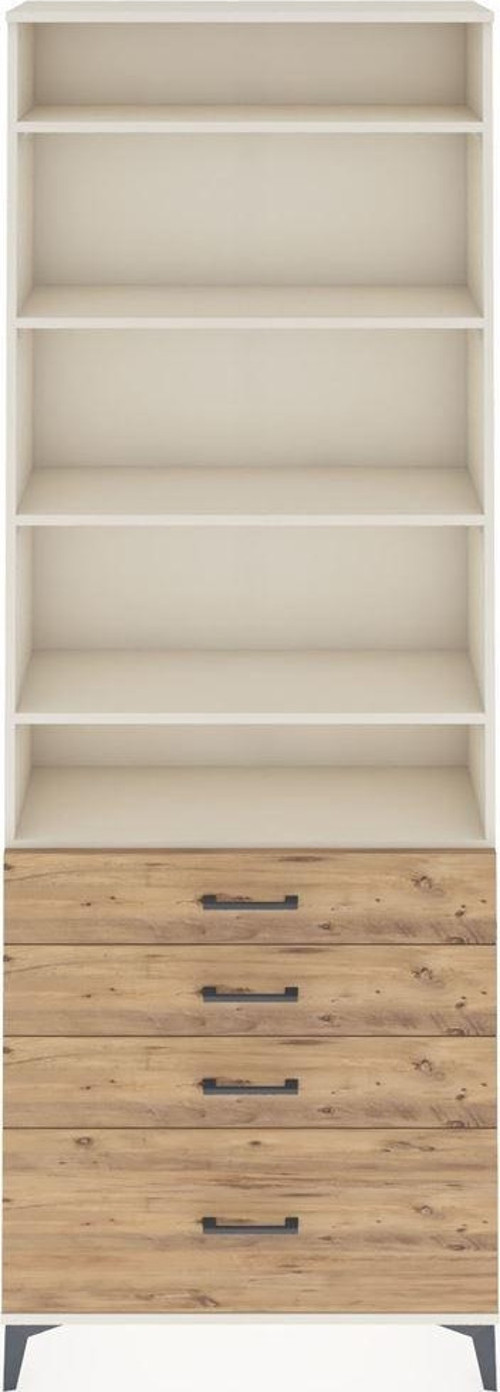 Arges Dolap 5 Raflı 4 Çekmeceli 88x30x243 Aytaşı-Çam