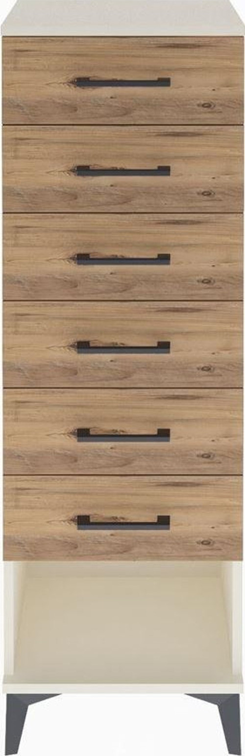 Arges Dolap 6 Çekmeceli 44 x 30 x 134 cm Aytaşı - Çam