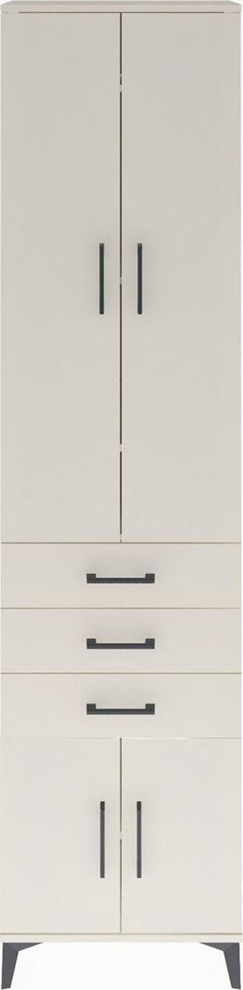 Arges Dolap 5 Raflı 3 Çekmeceli 4 Kapaklı 60x30x243 Aytaşı-Aytaşı