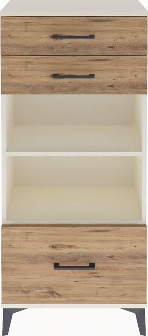 Arges Dolap 2 Raflı 3 Çekmeceli 60x30x134 Aytaşı-Çam
