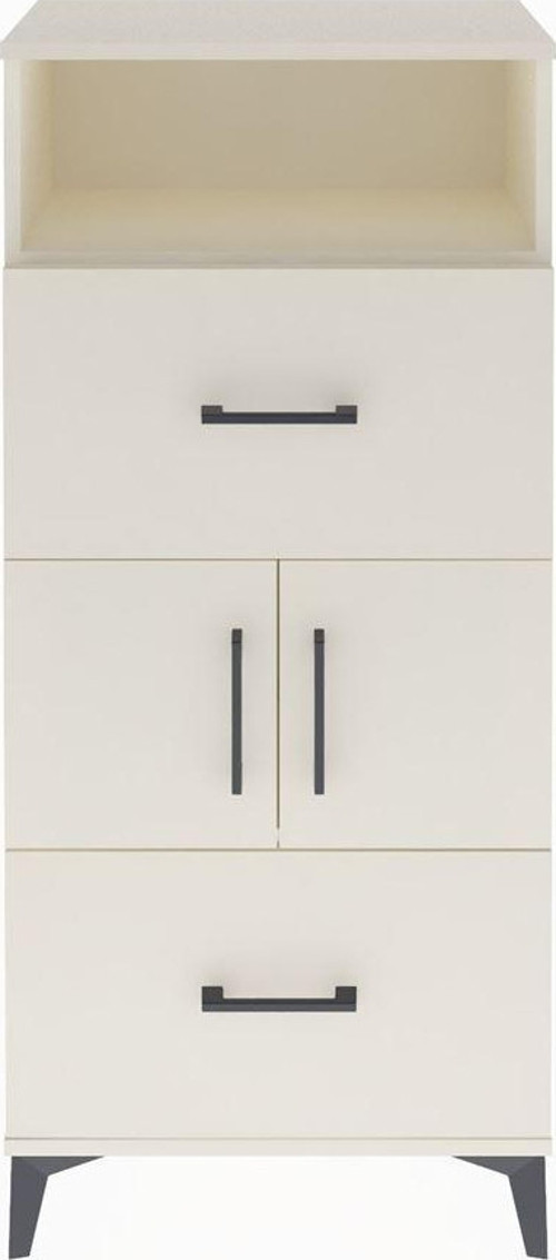 Arges Dolap 2 Raflı 2 Çekmeceli 2 Kapaklı 60x30x134 Aytaşı-Aytaşı