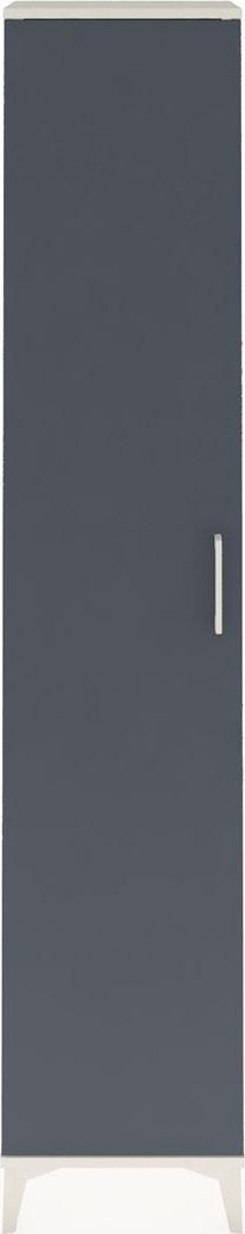 Arges Dolap 5 Raflı 1 Kapaklı 44 x 30 x 221 cm Aytaşı - Antrasit
