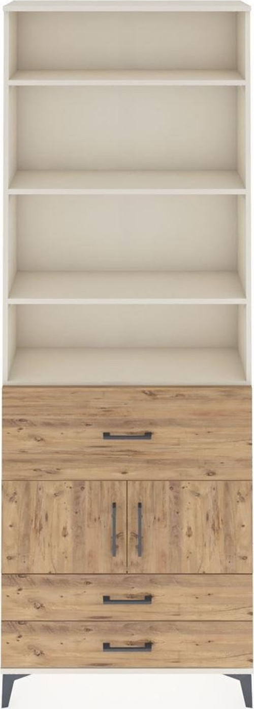 Arges Dolap 5 Raflı 3 Çekmeceli 2 Kapaklı 88x30x243 Aytaşı-Çam