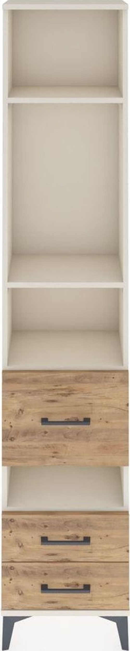 Arges Dolap 4 Raflı 3 Çekmeceli 44x30x221 Aytaşı-Çam