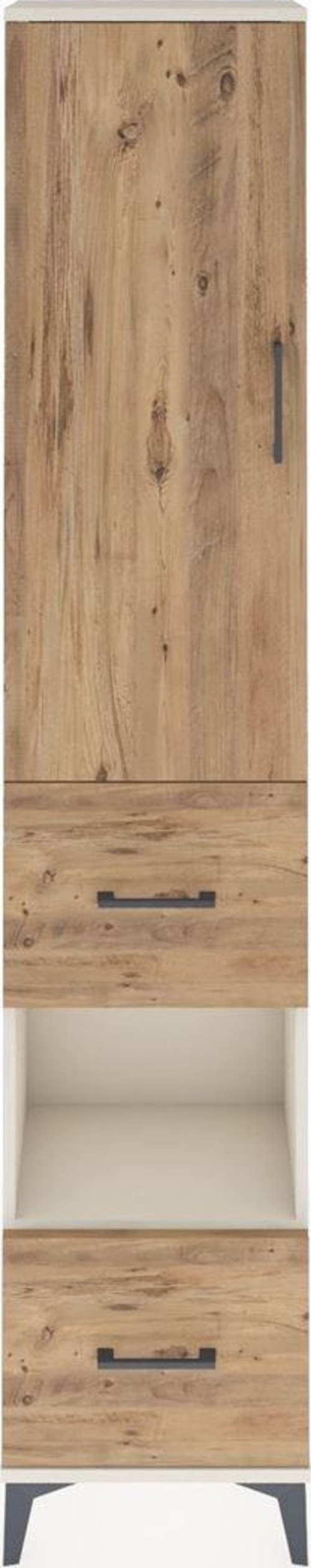 Arges Dolap 4 Raflı 2 Çekmeceli Tek Kapaklı 44x30x221 Aytaşı-Çam
