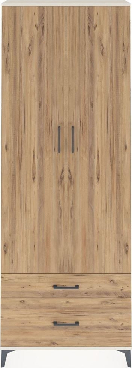 Arges Dolap 4 Raflı 2 Çekmeceli 2 Kapaklı 88x30x243 Aytaşı-Çam