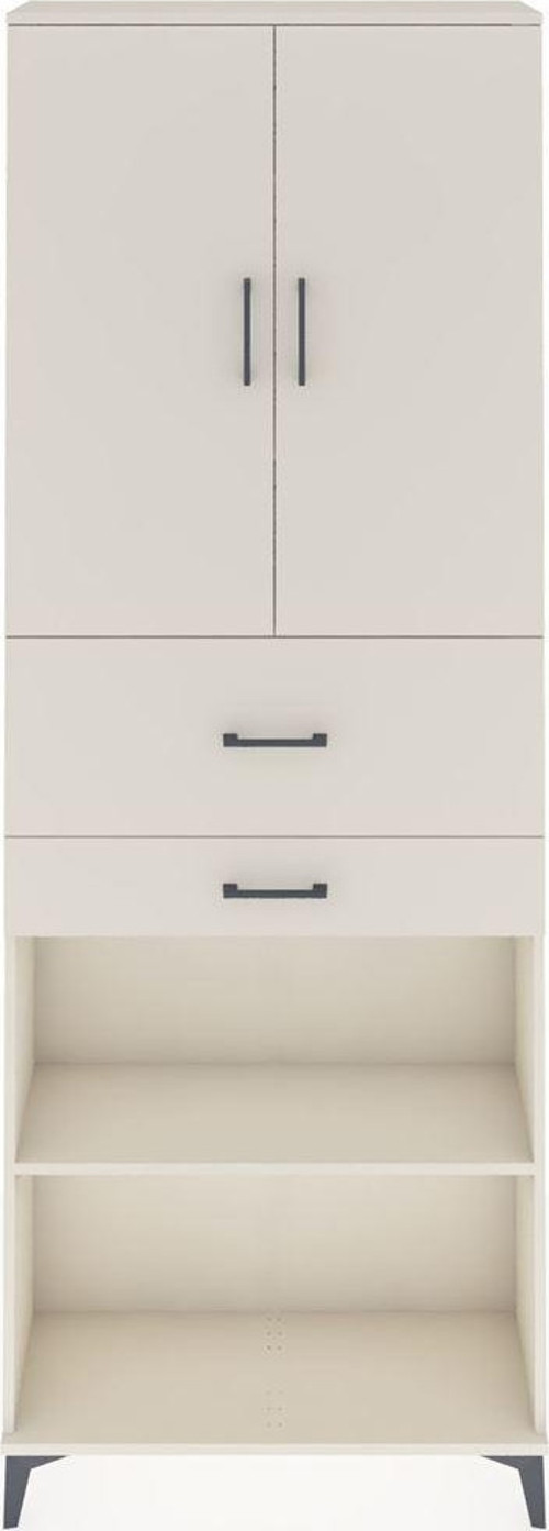 Arges Dolap 4 Raflı 2 Çekmeceli 2 Kapaklı 88x30x243 Aytaşı-Aytaşı