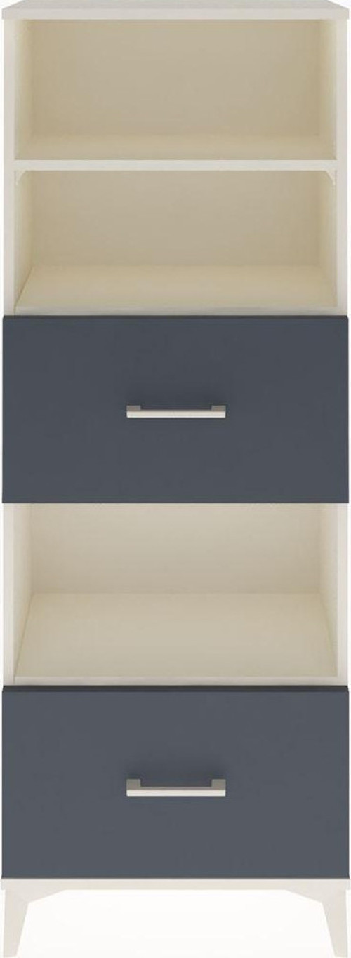 Arges Dolap 3 Raflı 2 Çekmeceli 60x30x163 Aytaşı-Antrasit