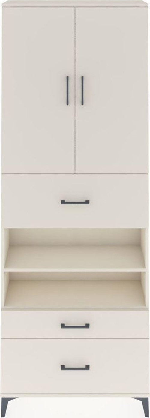 Arges Dolap 5 Raflı 3 Çekmeceli 2 Kapaklı 88x30x243 Aytaşı-Aytaşı