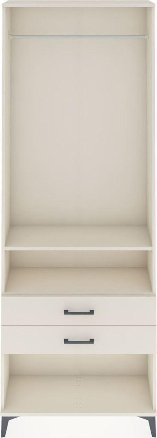 Arges Dolap 2 Raflı 2 Çekmeceli Tek Askılı 88x30x243 Aytaşı-Aytaşı