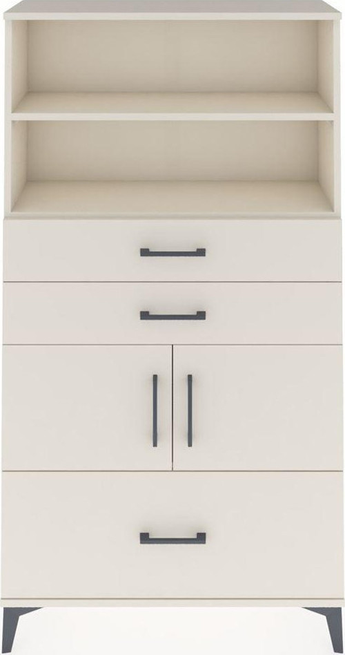 Arges Dolap 3 Raflı 3 Çekmeceli 2 Kapaklı 88x30x163 Aytaşı-Aytaşı