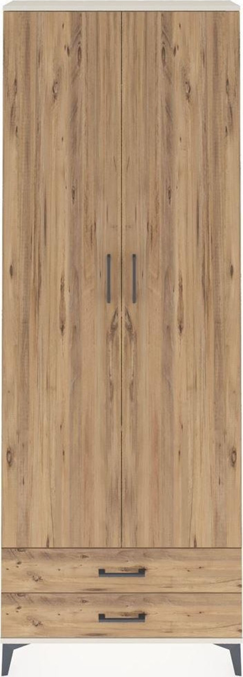 Arges Dolap 5 Raflı 2 Çekmeceli 2 Kapaklı 88x30x243 Aytaşı-Çam