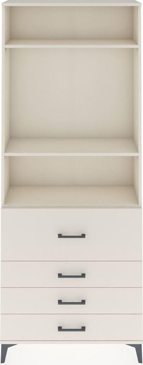 Arges Dolap 3 Raflı 4 Çekmeceli 88x30x221 Aytaşı-Aytaşı