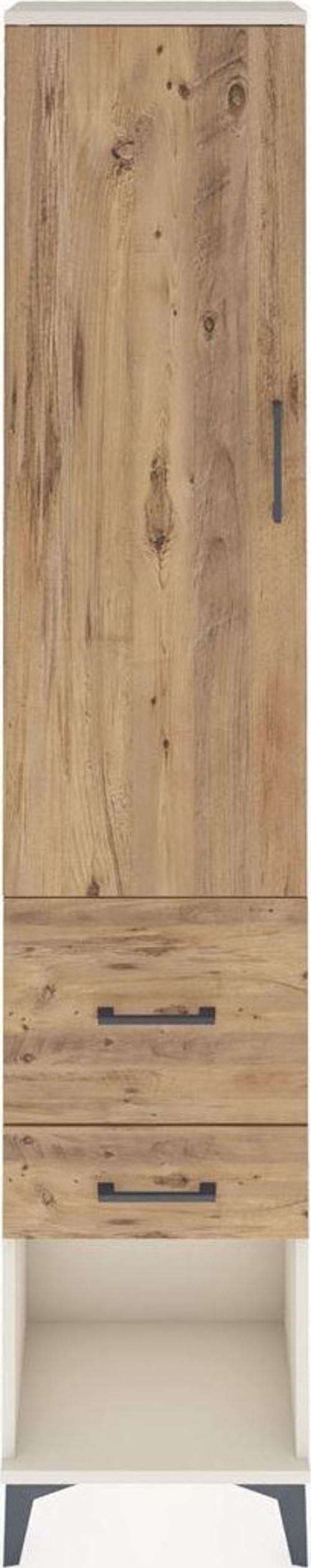 Arges Dolap 3 Raflı 2 Çekmeceli Tek Kapaklı 44x30x221 Aytaşı-Çam