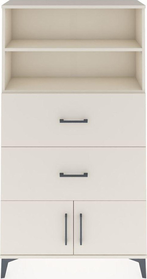 Arges Dolap 2 Raflı 2 Çekmeceli 2 Kapaklı 88x30x163 Aytaşı-Aytaşı