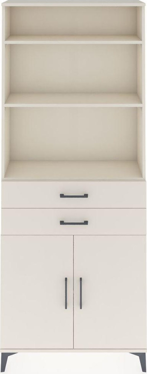 Arges Dolap 4 Raflı 2 Çekmeceli 2 Kapaklı 88x30x221 Aytaşı-Aytaşı