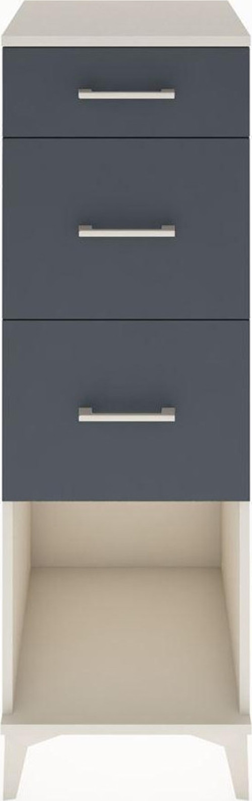 Hyperion Dolap 3 Çekmeceli 44x44x134 Aytaşı-Antrasit