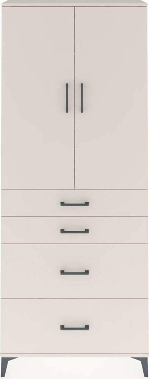 Arges Dolap 3 Raflı 4 Çekmeceli 2 Kapaklı 88x30x221 Aytaşı-Aytaşı