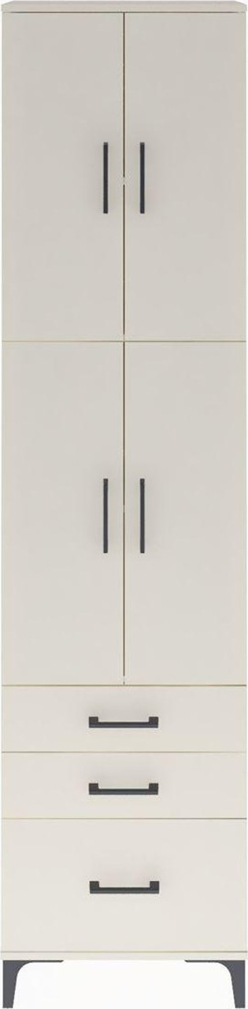 Arges Dolap 4 Raflı 3 Çekmeceli 4 Kapaklı 60 x 30 x 243 cm Aytaşı - Aytaşı