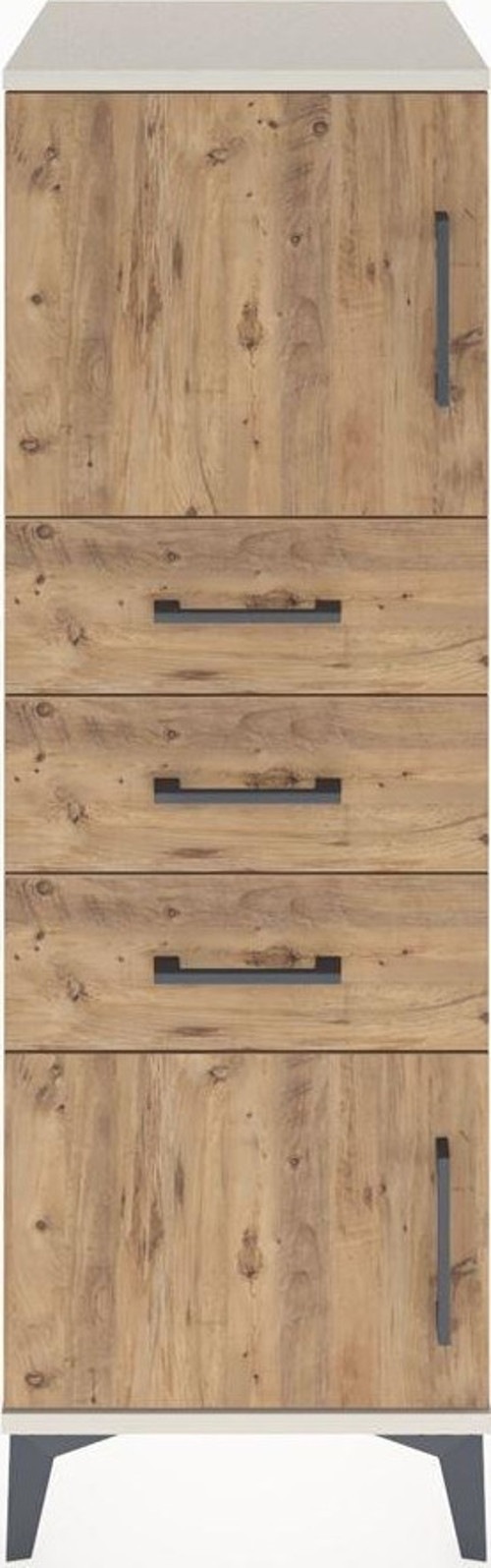 Hyperion Dolap 1 Raflı 3 Çekmeceli 2 Kapaklı 44 x 44 x 134 cm Aytaşı - Çam