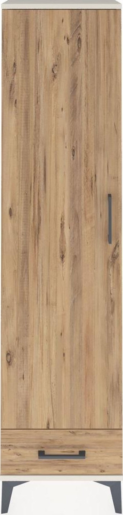 Arges Dolap 5 Raflı Tek Çekmeceli Tek Kapaklı 44x30x182 Aytaşı-Çam