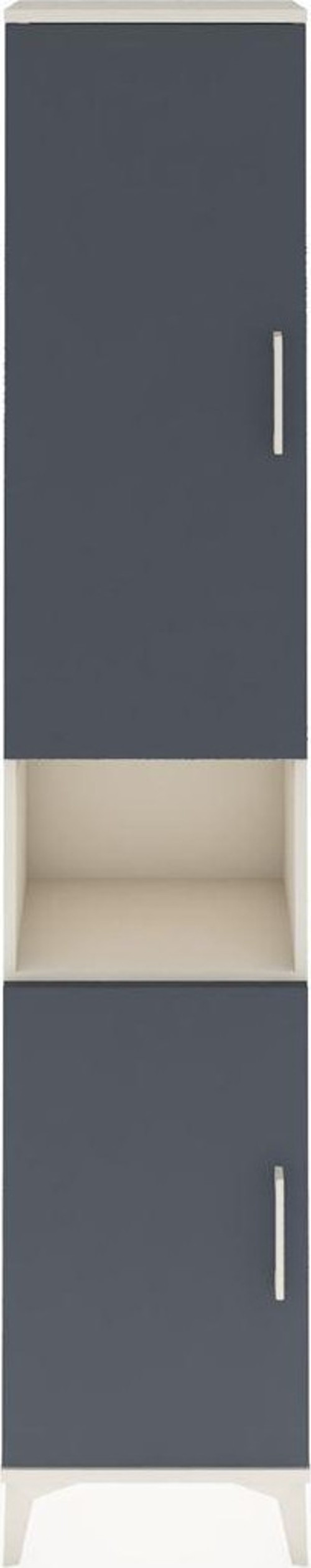 Arges Dolap 4 Raflı 2 Kapaklı 1 Askılı 44 x 30 x 221 cm Aytaşı - Antrasit