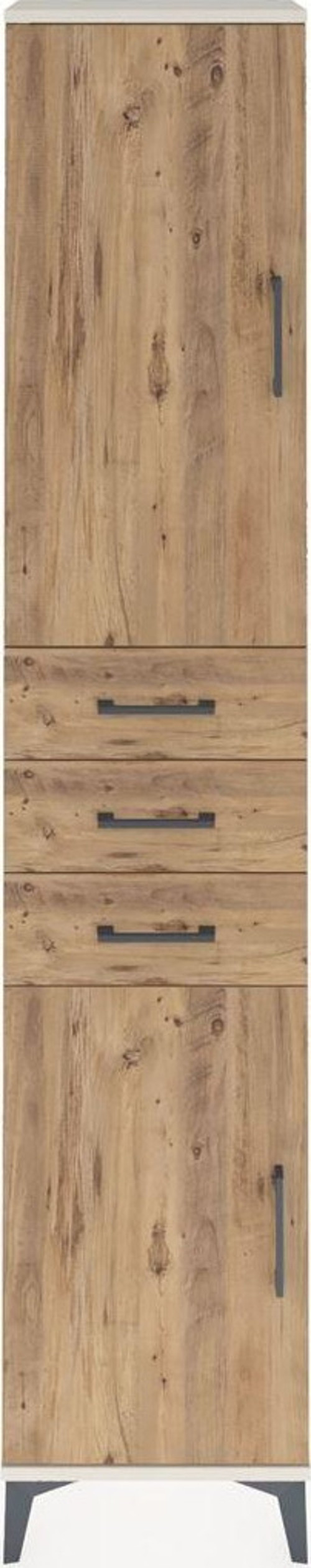 Arges Dolap 4 Raflı 3 Çekmeceli 2 Kapaklı 44 x 30 x 221 cm Aytaşı - Çam
