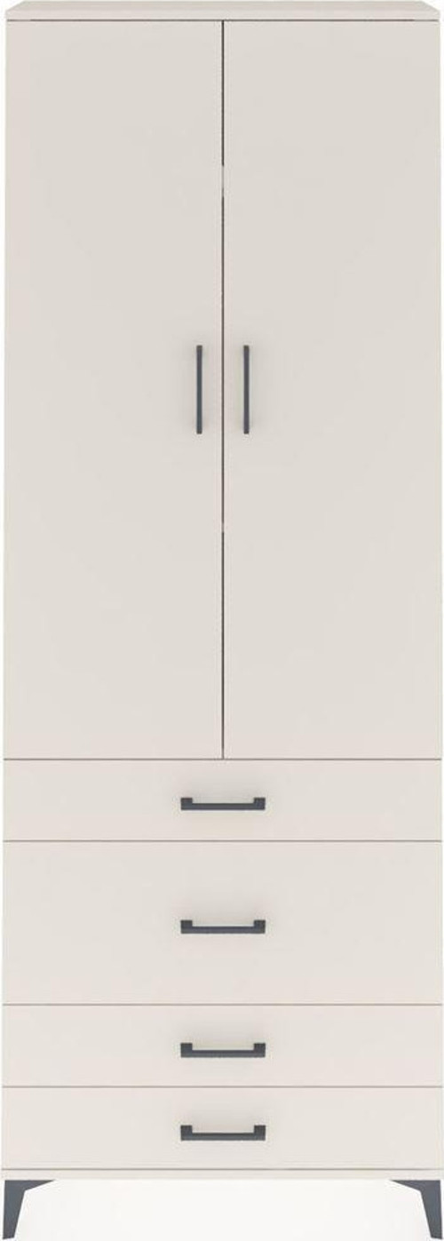 Arges Dolap 3 Raflı 4 Çekmeceli 2 Kapaklı 88x30x243 Aytaşı-Aytaşı