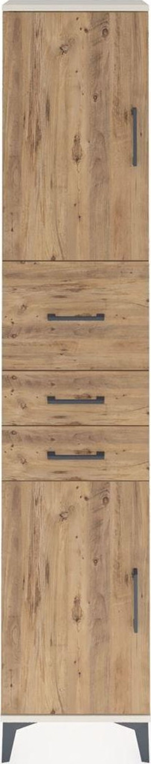 Arges Dolap 3 Raflı 3 Çekmeceli 2 Kapaklı 44x30x221 Aytaşı-Çam