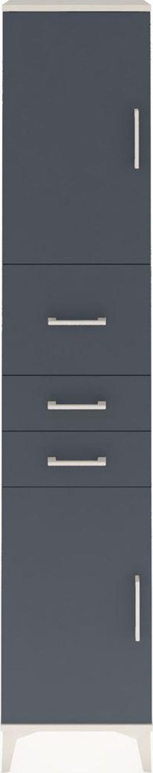 Arges Dolap 3 Raflı 3 Çekmeceli 2 Kapaklı 44x30x221 Aytaşı-Antrasit