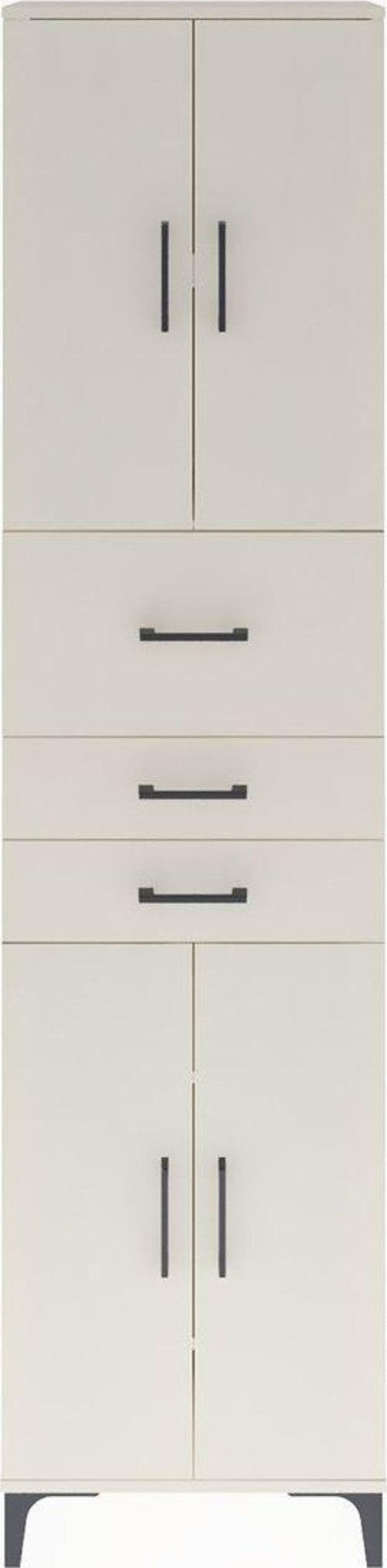 Arges Dolap 4 Raflı 3 Çekmeceli 4 Kapaklı 60x30x243 Aytaşı-Aytaşı