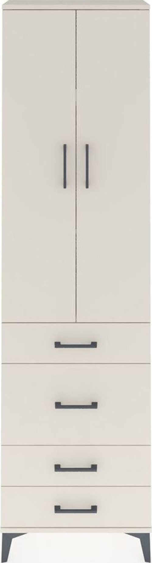 Arges Dolap 3 Raflı 4 Çekmeceli 2 Kapaklı 60x30x221 Aytaşı-Aytaşı